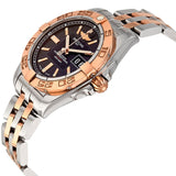 Breitling Galactic 41 Black Dial Steel and 18K Rose Gold Automatic Men's Watch #C49350L2-BA09 - Watches of America #2