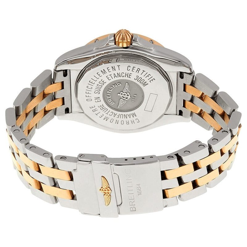Breitling Galactic 41 Black Dial Steel and 18K Rose Gold Automatic Men's Watch #C49350L2-BA09 - Watches of America #3