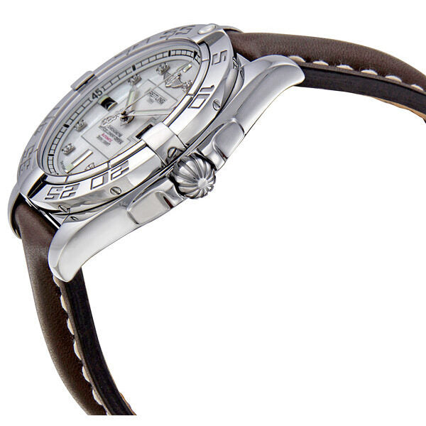 Breitling Galactic 41 Mother of Pearl Dial Automatic Men's Watch 2BRLD #A49350L2-A702 - Watches of America #2