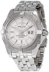 Breitling Galactic 41 Silver Dial Men's Watch A49350L2-G699SS#A49350L2-G699-366A - Watches of America