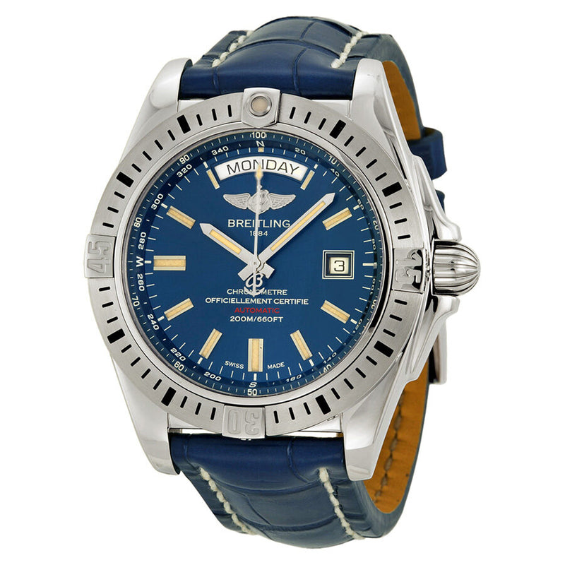 Breitling Galactic Blue Dial Automatic Men's Watch #A45320B9-C902BLCT - Watches of America