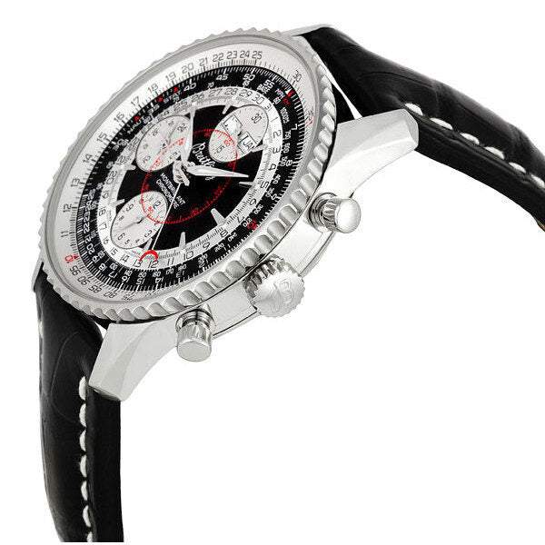 Breitling Montbrilliant Datora Black Dial Men's Watch BKCD #A2133012-B993 - Watches of America #2