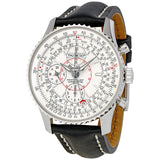 Breitling Montbrilliant Datora Silver Dial Chronograph Men's Watch A2133012-G518BKLT#A2133012/G518 - Watches of America