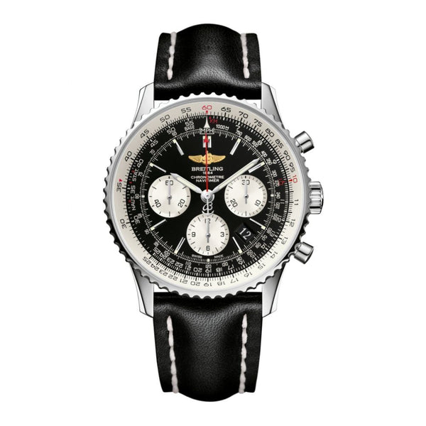 Breitling Navitimer 01 46 MM Chronograph Navitimer Steel Men's Watch AB012721-BD09BKLD#AB012721-BD09-442X-A20D.1 - Watches of America