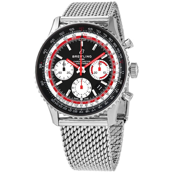 Breitling Navitimer 1 Automatic Swissair Special Edition Black Dial Men's Watch #AB01211B1B1A1 - Watches of America