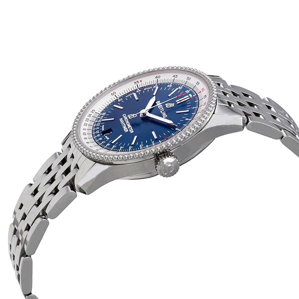 Breitling Navitimer 1 Automatic Chronometer Blue Dial Men's 5.3 -6.3 Inches Watch #A17325211C1A1 - Watches of America #2