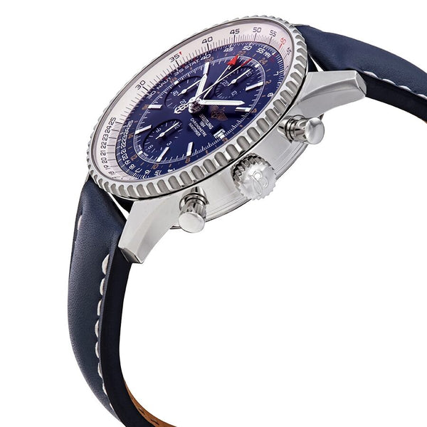 Breitling Navitimer 1 Blue Dial Automatic Men's GMT Watch #A24322121C1X1 - Watches of America #2