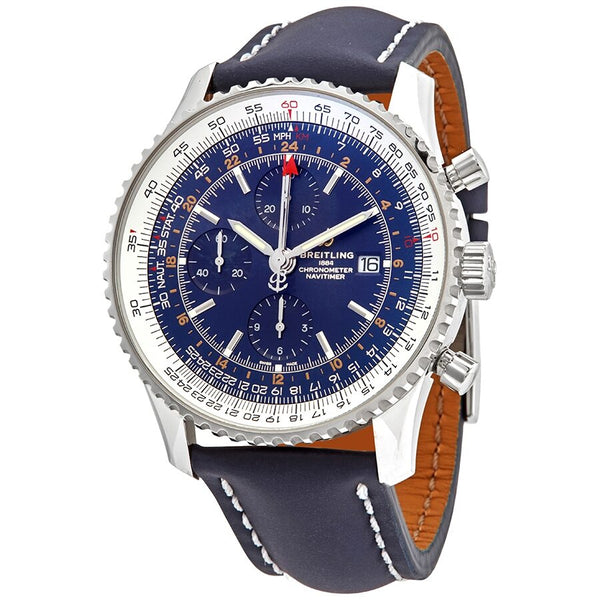 Breitling Navitimer 1 Chronograph Automatic Blue Dial Men's Watch #A24322121C2X1 - Watches of America