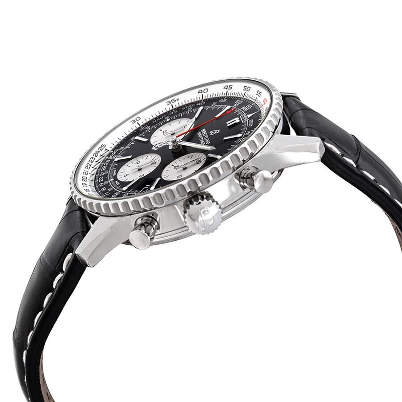 Breitling Navitimer Chronograph Automatic Chronometer 43 mm Alligator Men's Watch #AB0121211B1P1 - Watches of America #2