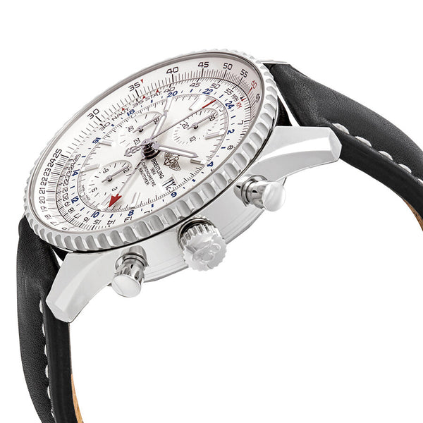 Breitling Navitimer 1 Chronograph Automatic Chronometer Silver Dial Men's Watch #A2432212-G571-441X-A20BA.1 - Watches of America #2