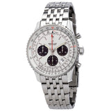 Breitling Navitimer 1 Chronograph Automatic Chronometer Silver Dial Men's Watch #AB0121211G1A1 - Watches of America