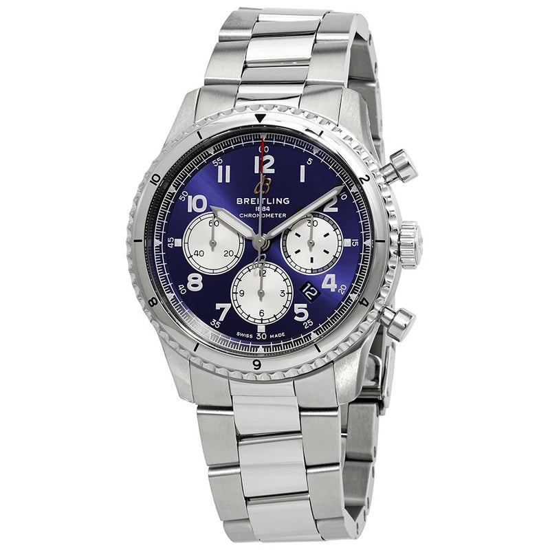 Breitling Navitimer 8 Chronograph Automatic Blue Dial Men's Watch #AB0119131C1A1 - Watches of America