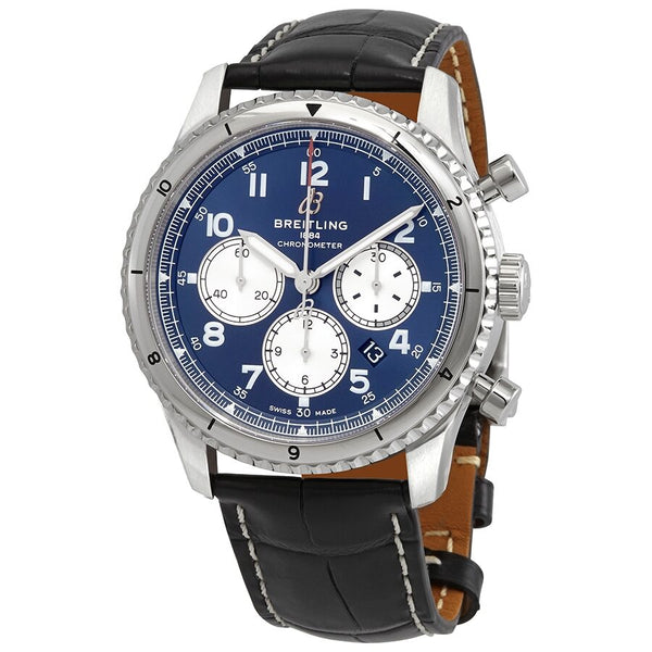 Breitling Navitimer 8 Chronograph Automatic Blue Dial Men's Watch #AB0119131C1P3 - Watches of America
