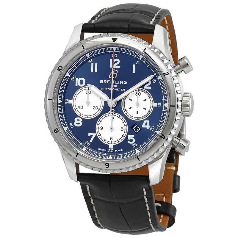 Breitling Navitimer 8 Chronograph Automatic Blue Dial Men's Watch #AB0119131C1P3 - Watches of America