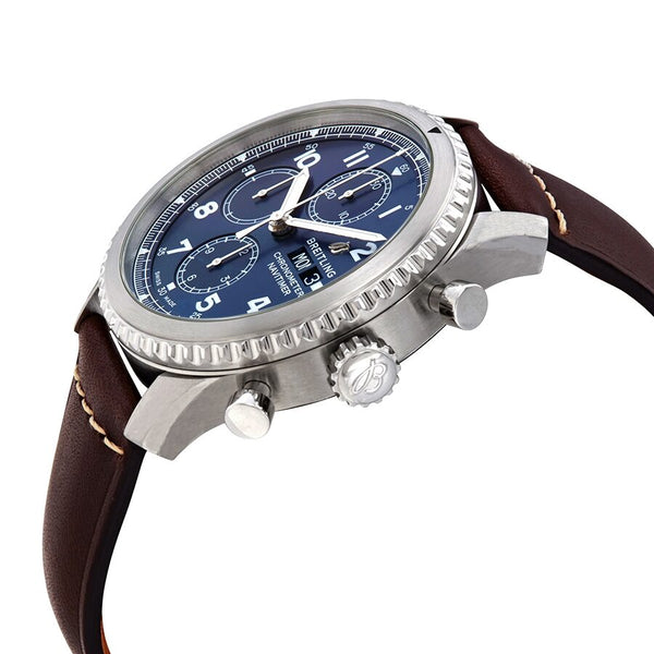 Breitling Navitimer 8 Chronograph Automatic Chronometer Blue Dial Men's Watch #A13314101C1X2 - Watches of America #2