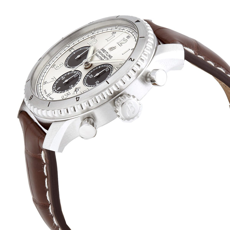 Breitling Navitimer 8 Chronograph Automatic Chronometer Silver Dial Men's Watch #AB01171A1G1P1 - Watches of America #2