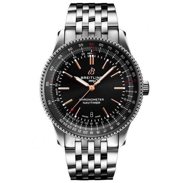 Breitling Navitimer Automatic Black Dial Men's Watch #A17326241B1A1 - Watches of America
