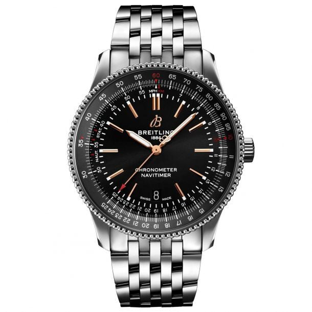 Breitling Navitimer Automatic Black Dial Men's Watch #A17326241B1A1 - Watches of America
