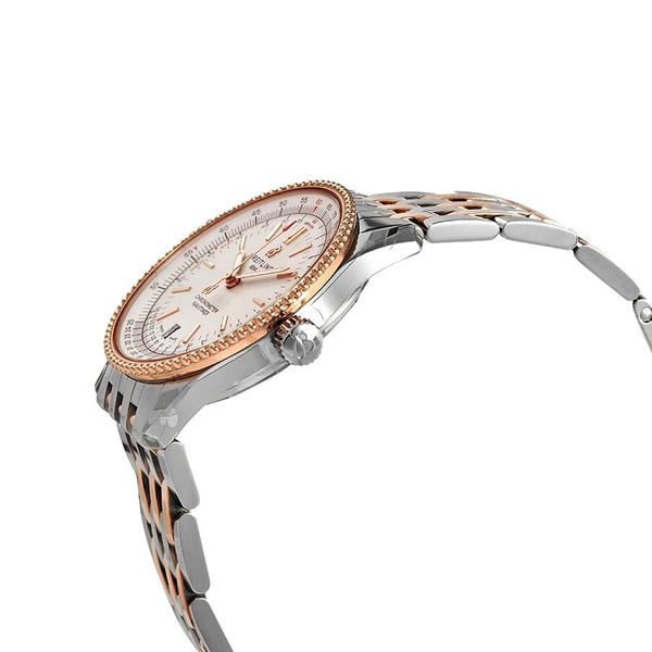 Breitling Navitimer Automatic Chronometer Silver Dial 38 mm Men's Watch #U17325211G1U1 - Watches of America #2