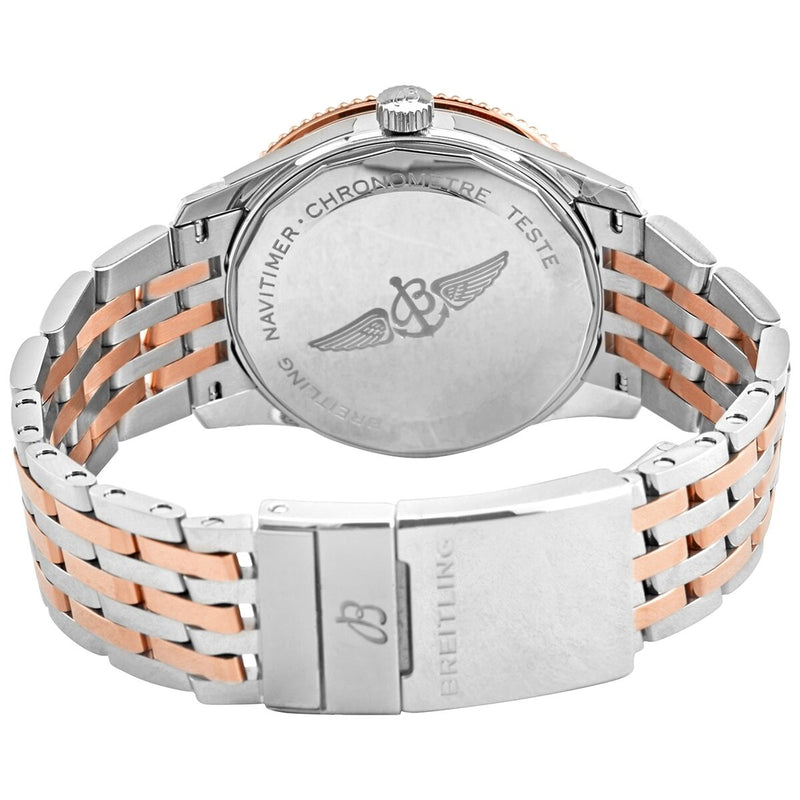Breitling Navitimer Automatic Men's Stainless Steel and 18kt Rose Gold Watch #U17326211G1U1 - Watches of America #3