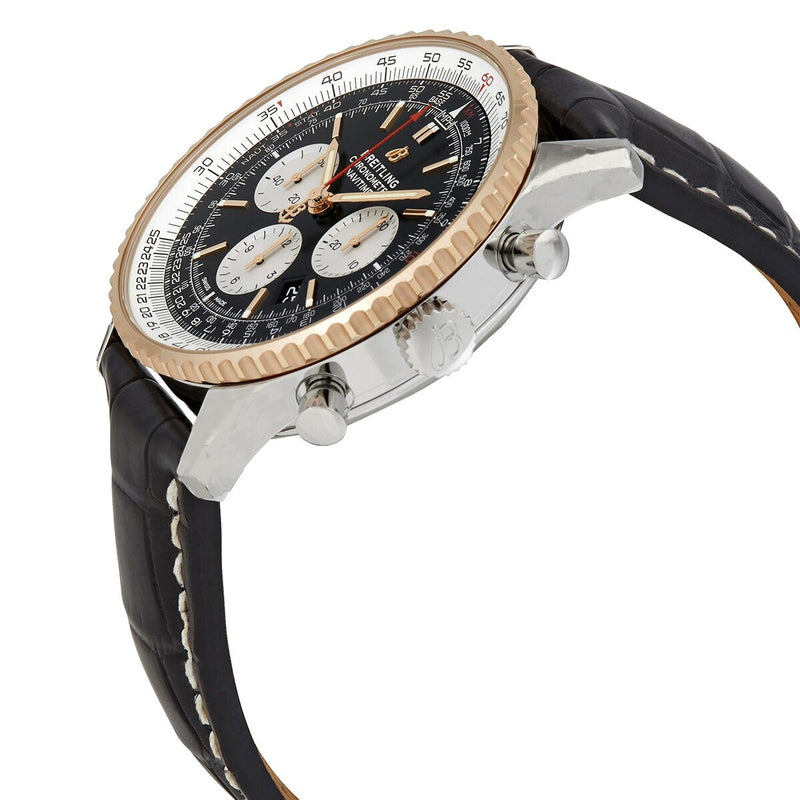 Breitling Navitimer Chronograph Automatic Chronometer Black Dial Men's Watch #UB0127211B1P2 - Watches of America #2