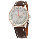 Breitling Navitimer Chronograph Automatic Chronometer Silver Dial Men's Watch #U13324211G1P2 - Watches of America