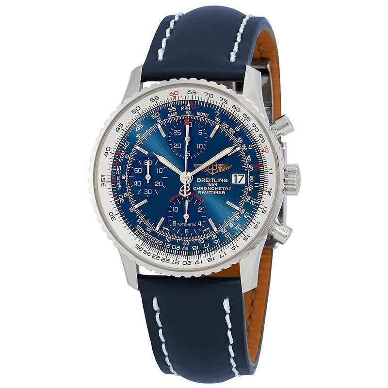 Breitling Navitimer Heritage Chronograph Automatic Blue Dial Men's Watch A1332412-C942BLLD#A1332412-C942-112X-A2D.1 - Watches of America