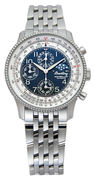 Breitling Navitimer Montbrillant Olympus Men's Watch A1935012-C667SS#A1935012-C667-431A - Watches of America