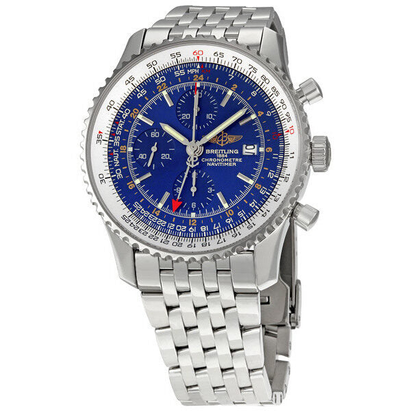 Breitling Navitimer World Automatic Chronograph Men's Watch #A2432212-C561SS - Watches of America