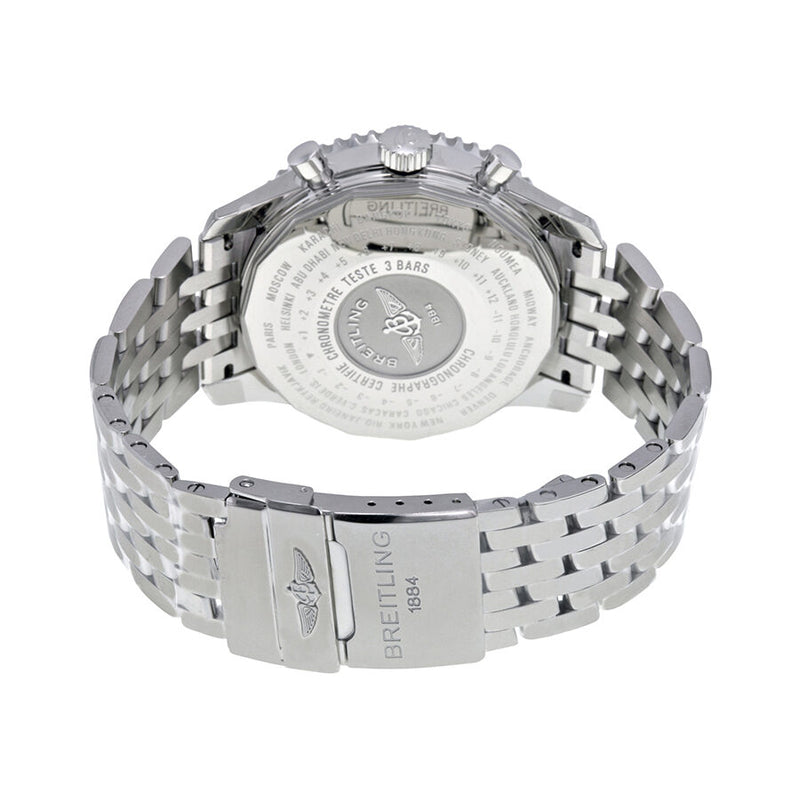 Breitling Navitimer World Black Dial Men's Watch A2432212-B726SS #A2432212-B726-453A - Watches of America #3