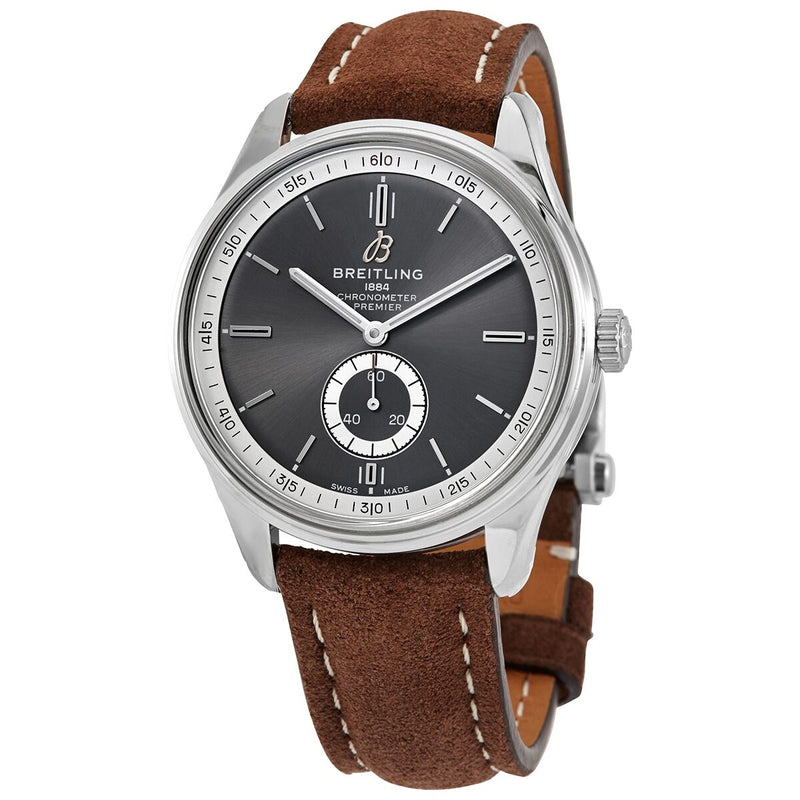 Breitling Premier Automatic Anthracite Dial Men's Watch #A37340351B1X1 - Watches of America