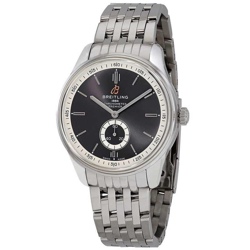 Breitling Premier Automatic Chronometer Anthracite Dial Men's Watch #A37340351B1A1 - Watches of America