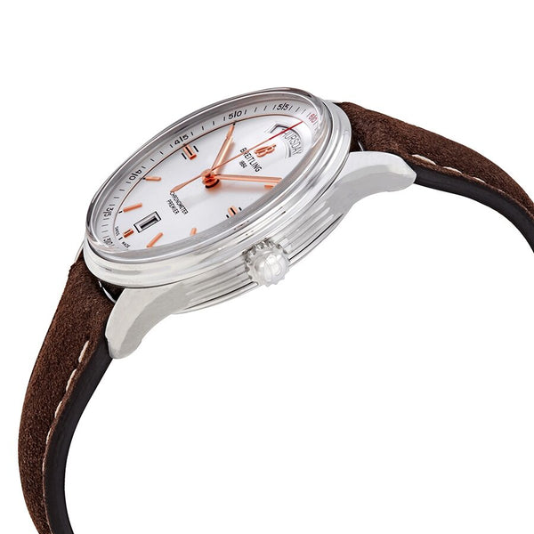 Breitling Premier Automatic Chronometer Silver Dial Men's Watch #A45340211G1X1 - Watches of America #2