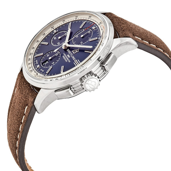 Breitling Premier Chronograph Automatic Chronometer Blue Dial Men's Watch #A13315351C1X2 - Watches of America #2