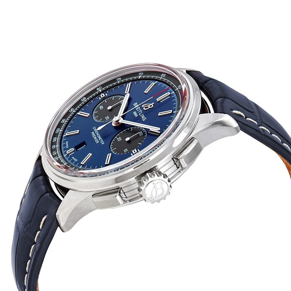 Breitling Premier Chronograph Automatic Chronometer Blue Dial Men's Watch #AB0118A61C1P1 - Watches of America #2