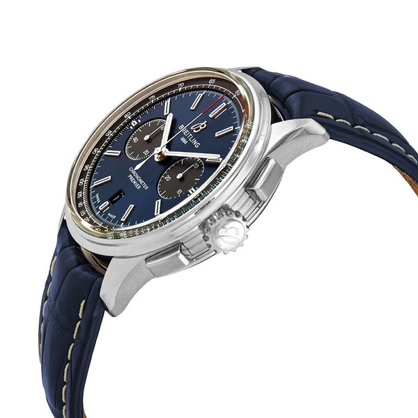 Breitling Premier Chronograph Automatic Chronometer Blue Dial Men's Watch #AB0118A61C1P2 - Watches of America #2