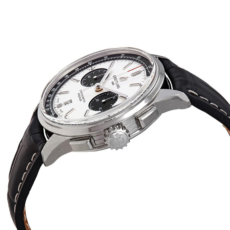 Breitling Premier Chronograph Automatic Chronometer Silver Dial Men's Watch #AB0118221G1P2 - Watches of America #2