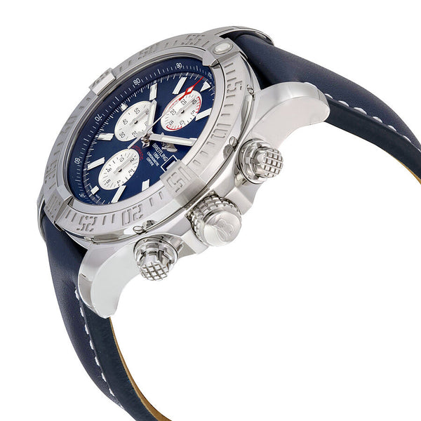 Breitling Super Avenger II Automatic Chronograph Blue Dial Blue Leather Men's Watch A1337111-C871BLLD #A1337111-C871-102X-A20D.1 - Watches of America #2
