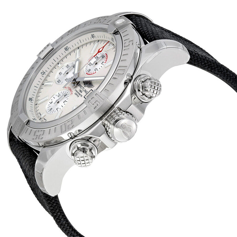Breitling Super Avenger II Chronograph Stratus Silver Dial Black Fabric Men's Watch A1337111-G779BKFT #A1337111-G779-104W-A20BA.1 - Watches of America #2