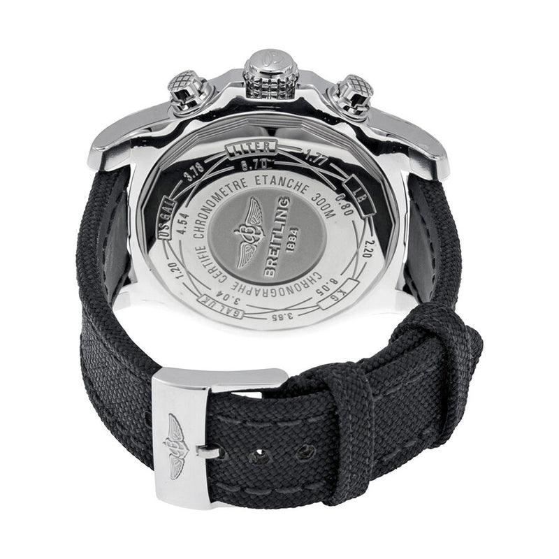 Breitling Super Avenger II Chronograph Stratus Silver Dial Black Fabric Men's Watch A1337111-G779BKFT #A1337111-G779-104W-A20BA.1 - Watches of America #3