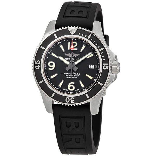 Breitling Superocean 42 Automatic Black Dial Men's Watch #A17366021B1S1 - Watches of America