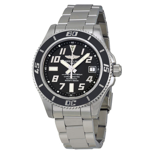 Breitling Superocean 42 Automatic Black Dial Men's Watch A1736402-BA28SS#A1736402-BA28-161A - Watches of America