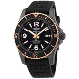 Breitling Superocean Automatic Chronometer Black Dial 46 mm Men's Watch #U17368221B1S1 - Watches of America