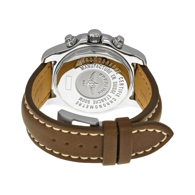 Breitling Superocean Chronograph Automatic Silver Dial Brown Leather Men's Watch A13341C3-G782BRLT #A13341C3-G782-437X-A20BASA.1 - Watches of America #3