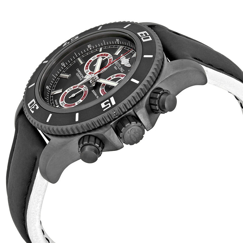 Breitling Superocean Chronograph Black Dial Men's Limited Edition Watch #M73310B7/BB72-231X - Watches of America #2