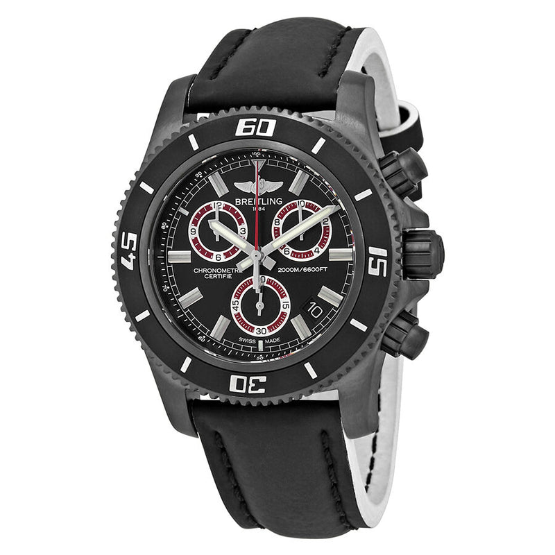 Breitling Superocean Chronograph Black Dial Men's Limited Edition Watch #M73310B7/BB72-231X - Watches of America