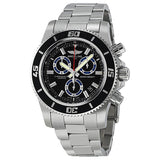 Breitling Superocean Chronograph m20000 Black Dial Stainless Steel Men's Watch A73310A8-BB74SS#A73310A8-BB74-160A - Watches of America
