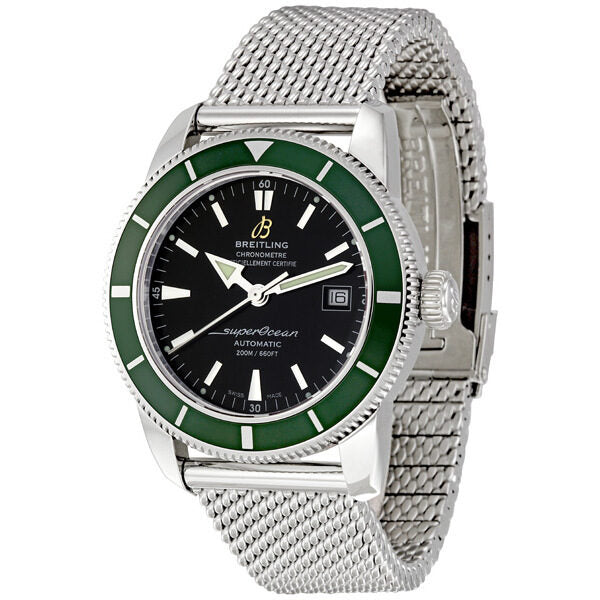 Breitling Superocean Heritage 42 Green Bezel Automatic Men's Watch A1732136-ba61ss#A1732136-BA61-154A - Watches of America