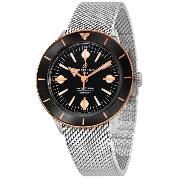 Breitling Superocean Heritage 57 Automatic Black Dial Watch #U10370121B1A1 - Watches of America