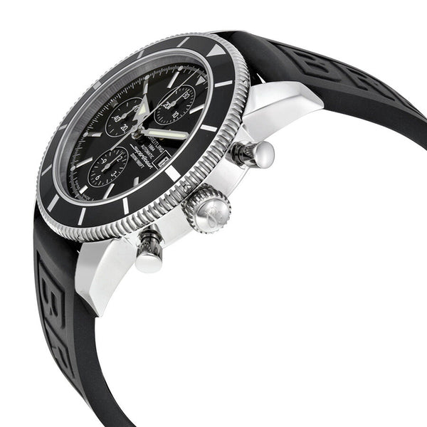 Breitling Superocean Heritage Automatic Chronograph Black Dial Black Rubber Men's Watch A1332024-B908BKPD3 #A1332024-B908-155S-A20D.2 - Watches of America #2